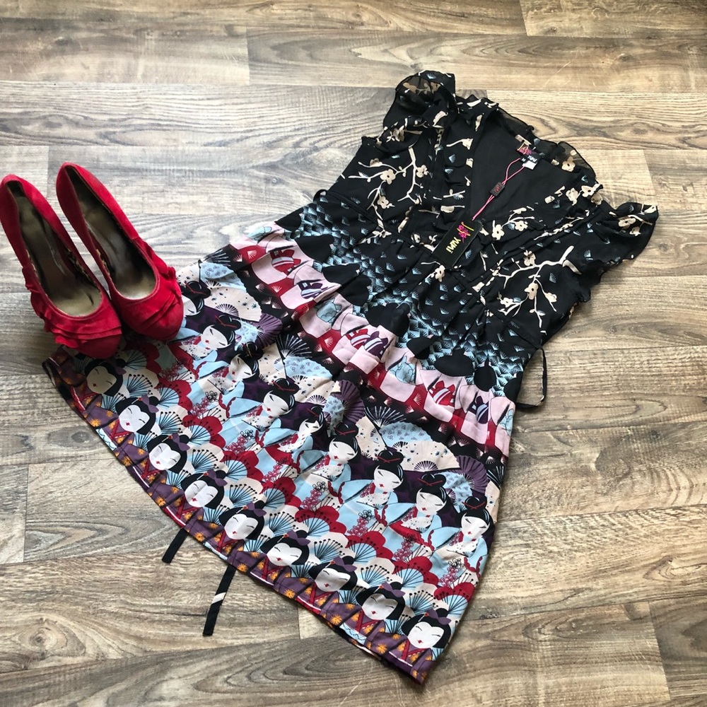 NEW- Yumi London Women's Geisha Dress - Picture 3 of 7